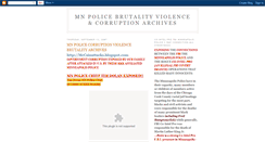 Desktop Screenshot of mnpolicecorruptionarchives.blogspot.com