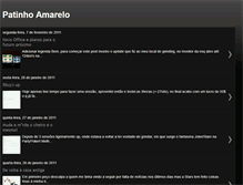 Tablet Screenshot of patinhoamarelo.blogspot.com