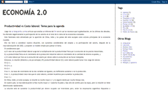 Desktop Screenshot of economia20.blogspot.com