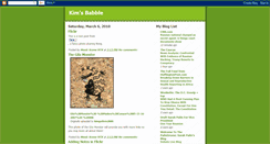 Desktop Screenshot of kimsbabble.blogspot.com