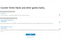 Tablet Screenshot of counterstrikehackdownload.blogspot.com