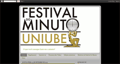 Desktop Screenshot of festivaldominutouniube.blogspot.com