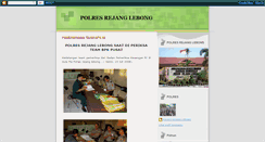 Desktop Screenshot of polresrejanglebong.blogspot.com