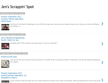 Tablet Screenshot of jensscrappinspot.blogspot.com