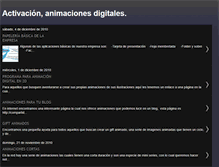 Tablet Screenshot of animacionesactivacion.blogspot.com