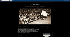 Desktop Screenshot of livingloli.blogspot.com