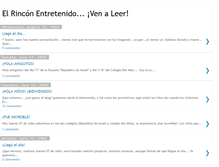 Tablet Screenshot of elrinconentretenido.blogspot.com