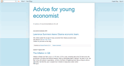 Desktop Screenshot of adviceforyoungeconomist.blogspot.com