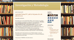 Desktop Screenshot of investigacionymetodologia2011.blogspot.com