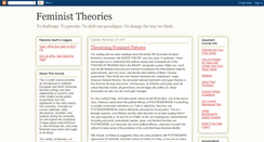 Desktop Screenshot of f2010feministtheories.blogspot.com