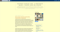 Desktop Screenshot of jeffreyethanlee.blogspot.com