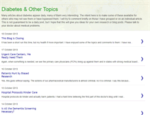 Tablet Screenshot of diabetestopics.blogspot.com