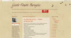 Desktop Screenshot of gisele-finatti-baraglio.blogspot.com