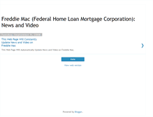 Tablet Screenshot of freddiemacnews.blogspot.com