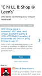 Mobile Screenshot of chill-n-shop-at-leens.blogspot.com
