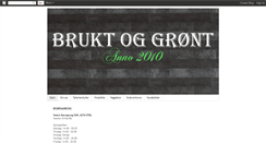 Desktop Screenshot of bruktoggront.blogspot.com