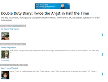 Tablet Screenshot of doubledutydiary.blogspot.com
