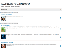 Tablet Screenshot of maquillajehallowen.blogspot.com