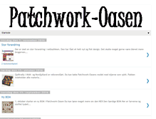 Tablet Screenshot of patchwork-oasen.blogspot.com