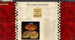 Desktop Screenshot of mykrazykitchen.blogspot.com