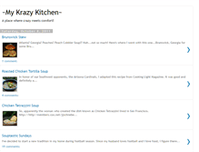 Tablet Screenshot of mykrazykitchen.blogspot.com