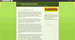 Desktop Screenshot of kartunama.blogspot.com