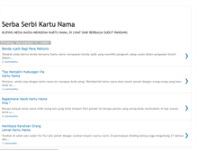 Tablet Screenshot of kartunama.blogspot.com