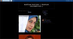 Desktop Screenshot of maryamkaviani.blogspot.com