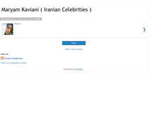 Tablet Screenshot of maryamkaviani.blogspot.com