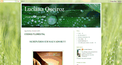 Desktop Screenshot of lucianaambiental.blogspot.com