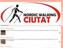 Tablet Screenshot of nordicwalkingciutat.blogspot.com