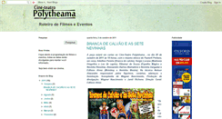 Desktop Screenshot of cine-teatropolytheama.blogspot.com