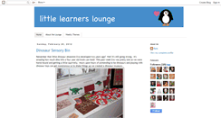 Desktop Screenshot of littlelearnerslounge.blogspot.com