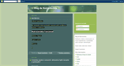 Desktop Screenshot of blogdanutricionista.blogspot.com