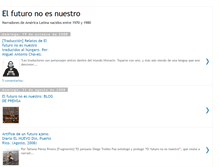 Tablet Screenshot of elfuturonoesnuestro.blogspot.com