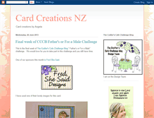 Tablet Screenshot of cardcreationsnz.blogspot.com