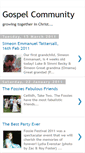 Mobile Screenshot of gospelcommunity.blogspot.com