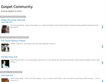 Tablet Screenshot of gospelcommunity.blogspot.com