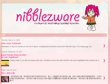 Tablet Screenshot of nibblezware.blogspot.com