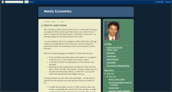 Desktop Screenshot of mostlyeconomics.blogspot.com