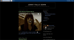 Desktop Screenshot of jennyfallsdown.blogspot.com