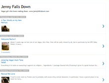 Tablet Screenshot of jennyfallsdown.blogspot.com