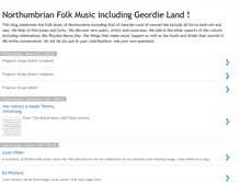 Tablet Screenshot of geordiemusic.blogspot.com