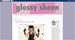 Desktop Screenshot of glossysheen.blogspot.com