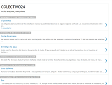 Tablet Screenshot of colectivo24.blogspot.com