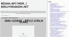 Desktop Screenshot of bedavamp3inndir.blogspot.com