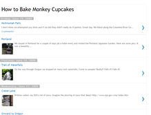 Tablet Screenshot of howtobakemonkeycupcakes.blogspot.com