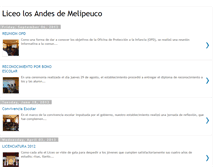 Tablet Screenshot of liceodemelipeuco.blogspot.com