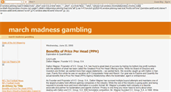 Desktop Screenshot of marchmadnessgambling.blogspot.com