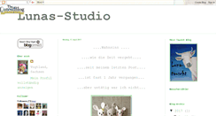 Desktop Screenshot of lunas-studio.blogspot.com